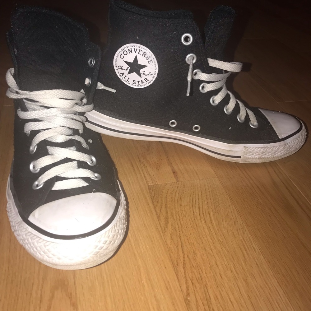 black converse high tops!
